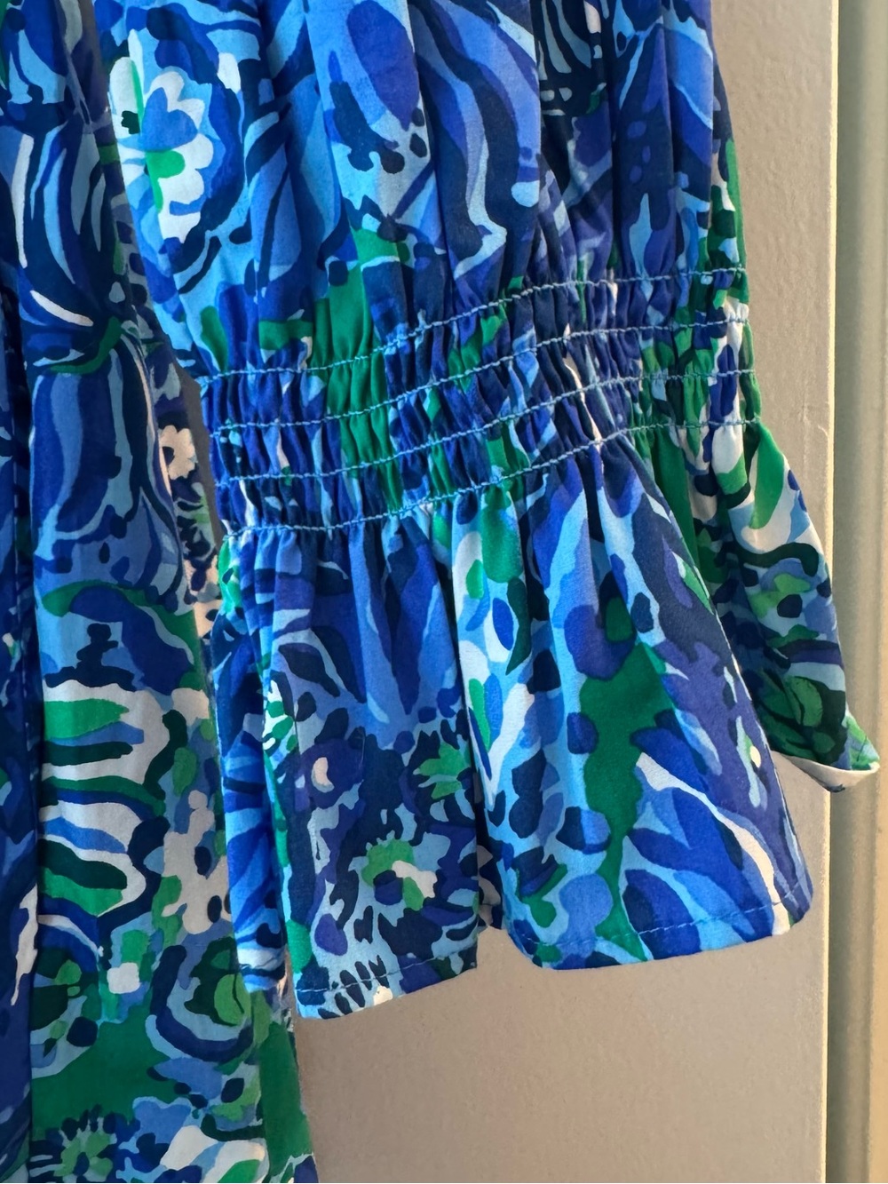 Lilly Pulitzer Beyonca Baby Doll Dress in Abaco Blue - Picture 7 of 8